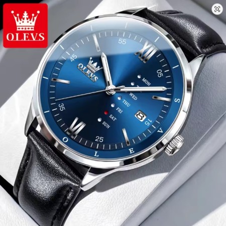 2026 OLEVS 2931 Blue Man’s Premium Quartz Watch